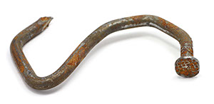 bent iron nail